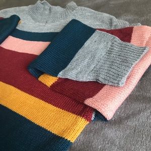 Multi-Color Striped Sweater